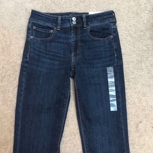 AE HI-Rise artist flare super stretch jean